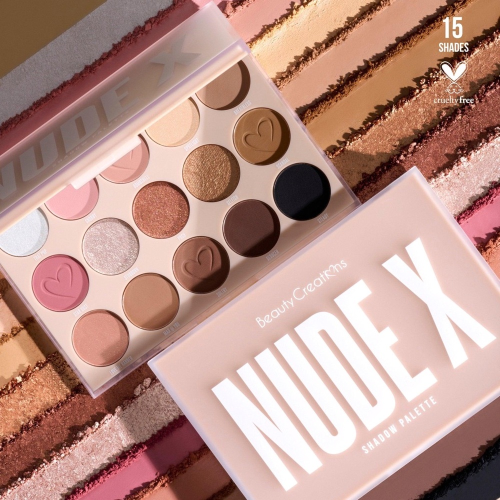 Beauty Creations Nude X Eyeshadow Palette - 15 Shades
